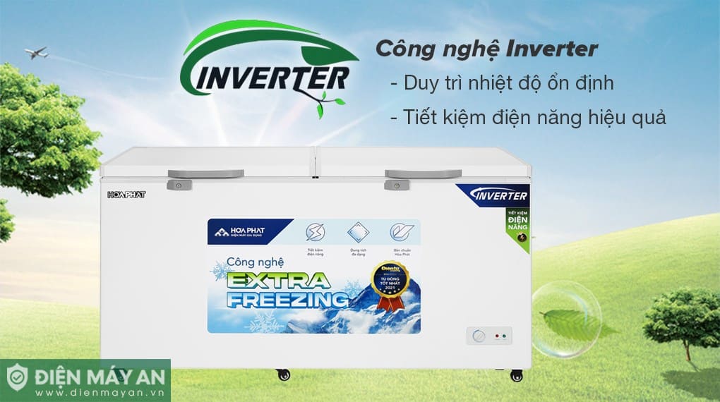Tủ đông Hòa Phát Inverter 544 lít HPF AD8544